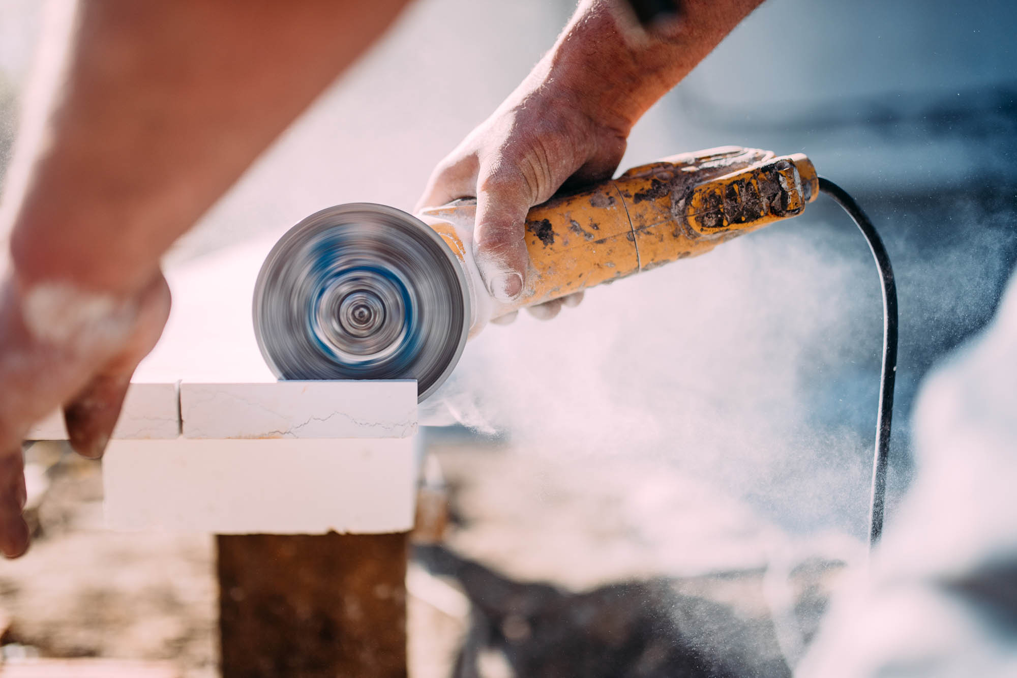 Industrial,tool,,hand,grinder,cutting,marble
