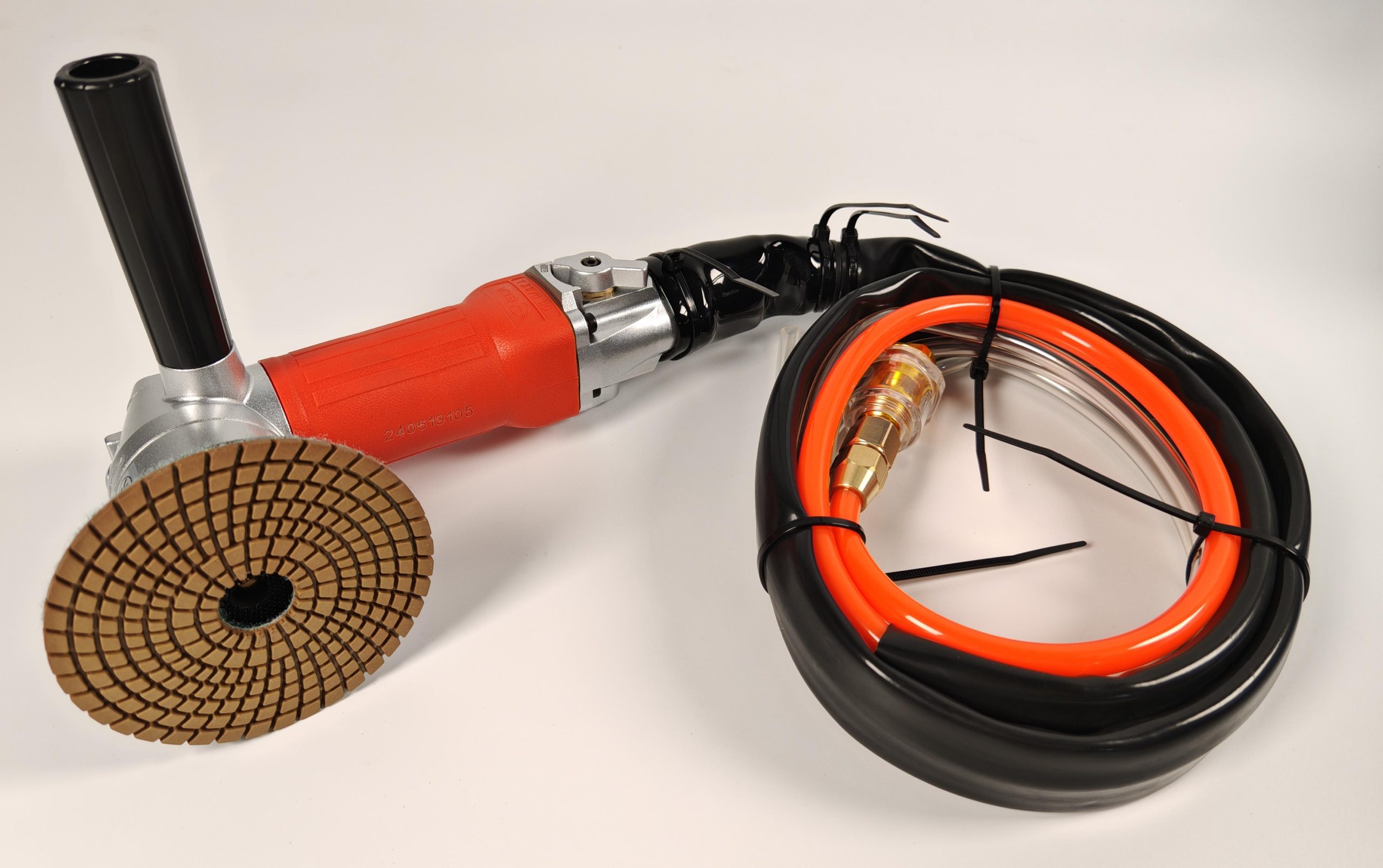 Air polishing machine rear exhaust air inlet 90psi