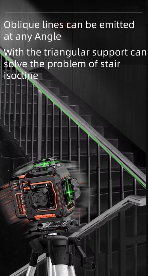 Professional 360° 3D 12-16 line High Quality Laser Level Meter Self-leveling Engineering Construction Measuring Tool