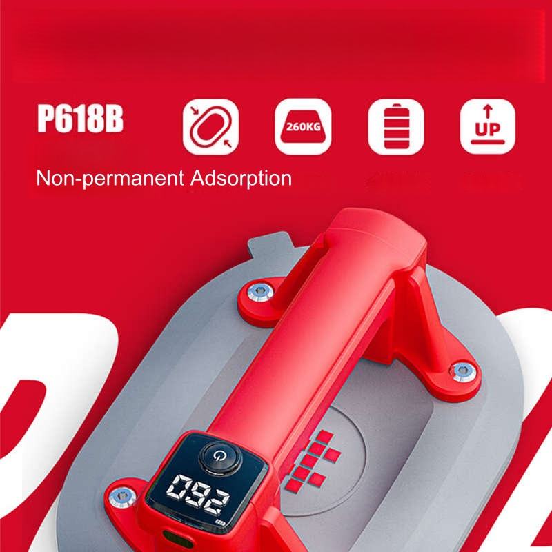 Buy Electric Suction Cup Automatic Air Replenishment Vacuum Tile Glass Lifter Ceramic Handling Tools shijing P618b Electric Tile Suction Cup Heavy Duty Vacuum Glass Lifter