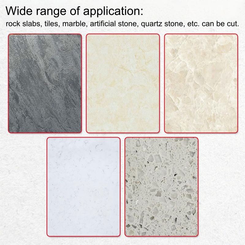 Professional Electric Laser Stone Cutter Machine 45 Miter for Large Porcelain Tiles With Essential Motor Pump Components