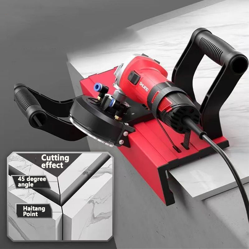 Shijing 9606 Angle Grinder 45 Degree Chamfer Tile Bevel Tool Angle Grinder 45 Degree Cutting Chamfer M14 Tile Chamfering Machine