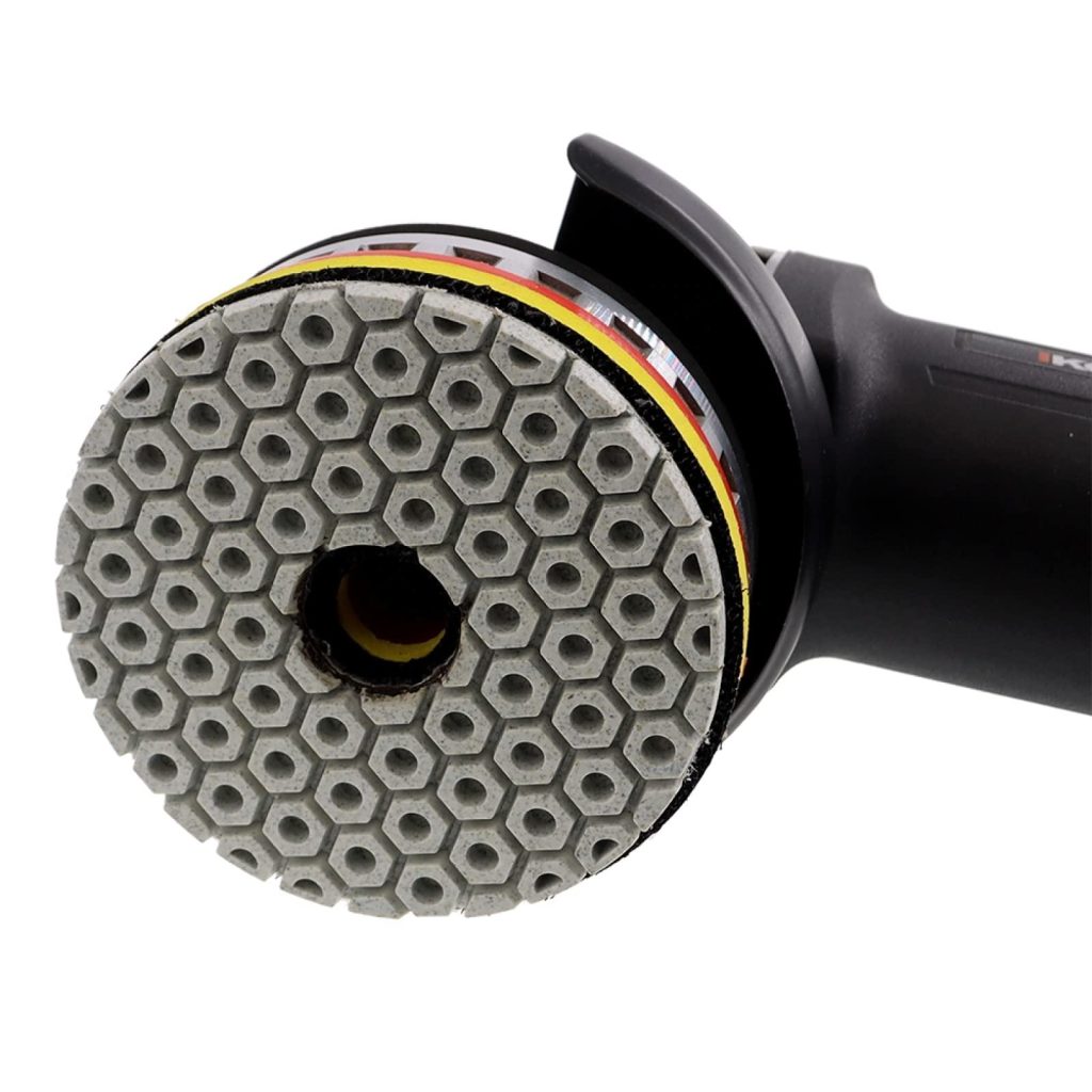 7 Steps Polishing Pads Wet Flexible Diamond Resin Granite Marble Stone Quartz Countertop Angle